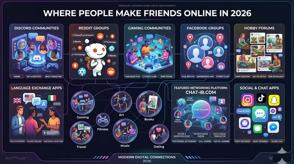 Young adults using social chat apps on smartphones to build digital communities